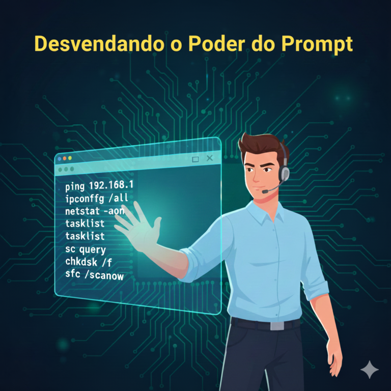🖥️ 7 Comandos Windows que Salvam o Dia de Qualquer Analista de Suporte